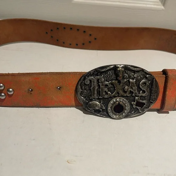 Gap vintage Texas Leather Belt - Picture 4 of 4